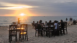 Phu Quoc beach sundown
